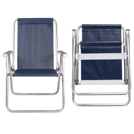 Silla plegable alta Confort Sannet Azul Marino MOR Silla plegable alta Confort Sannet Azul Marino MOR