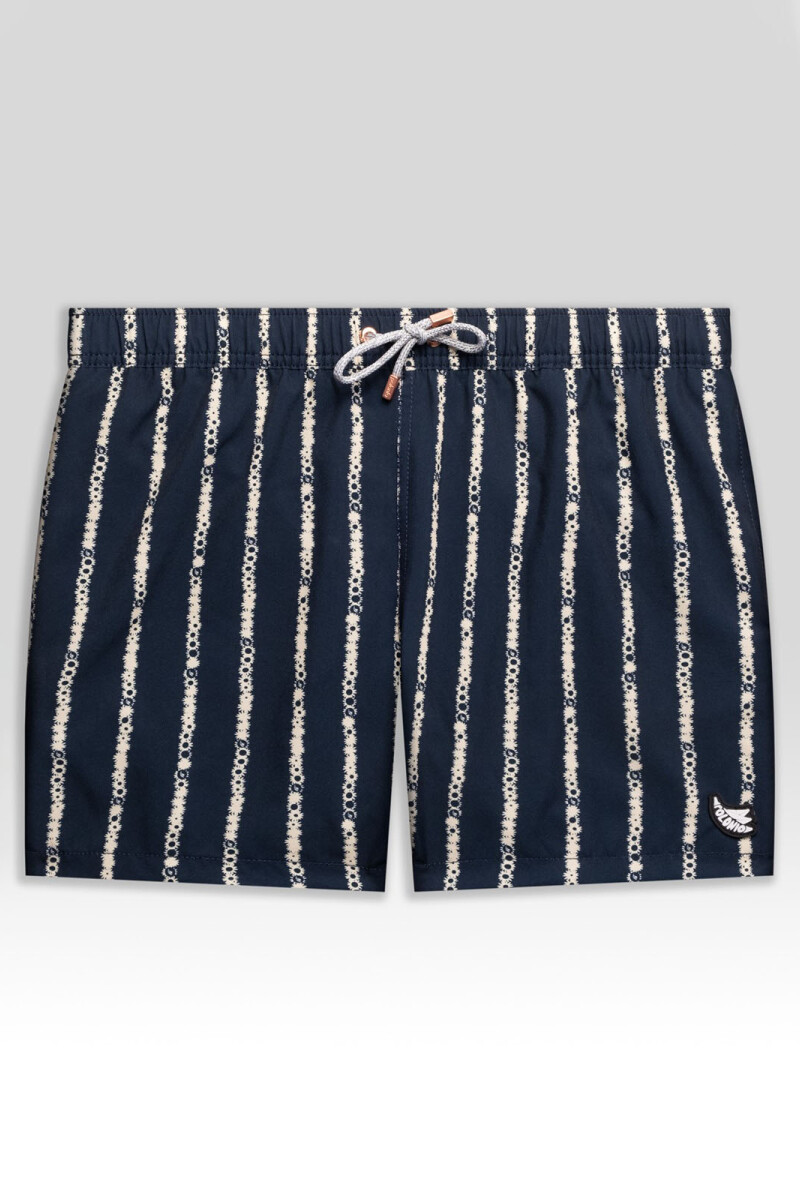 FLORAL STRIPE CLASSIC Blue