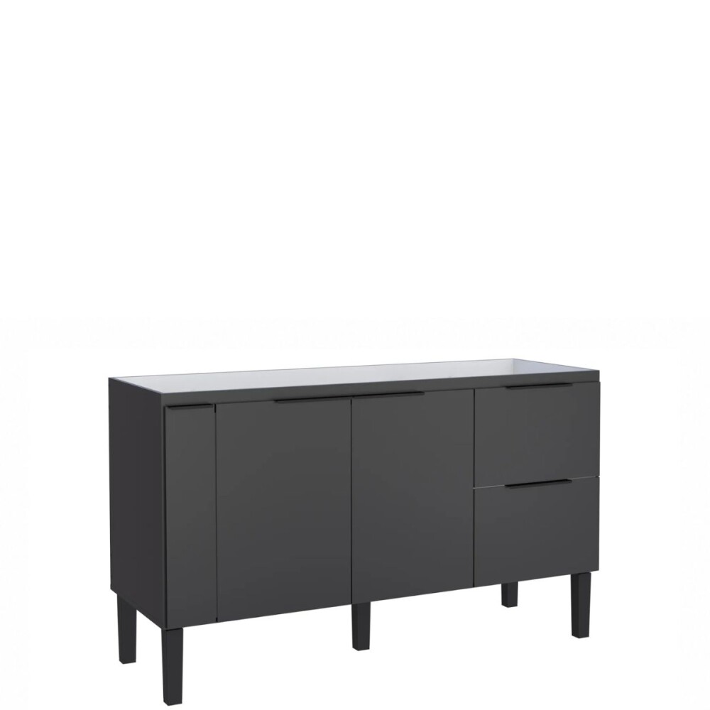 Mueble bajo mesada cocina Cisne 150cm negro Cozimax Mueble Bajo Mesada Cocina Cisne 150cm Negro Cozimax