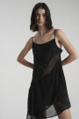 VESTIDO CORTO COMO Negro
