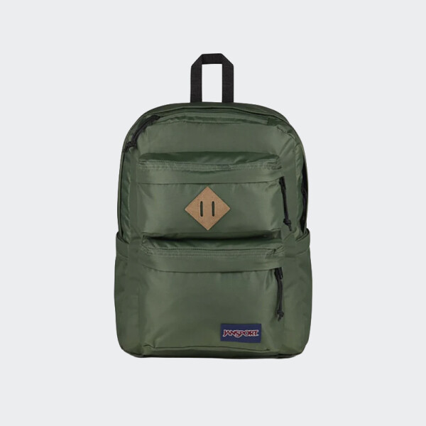 Mochila Jansport Double Break Curry Verde