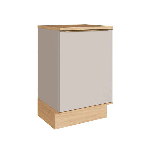 Bajo mesada Everest 0,60 m con 1 puerta Color: Carvalho/Panna Bajo Mesada Everest 0,60 M Con 1 Puerta Color: Carvalho/panna