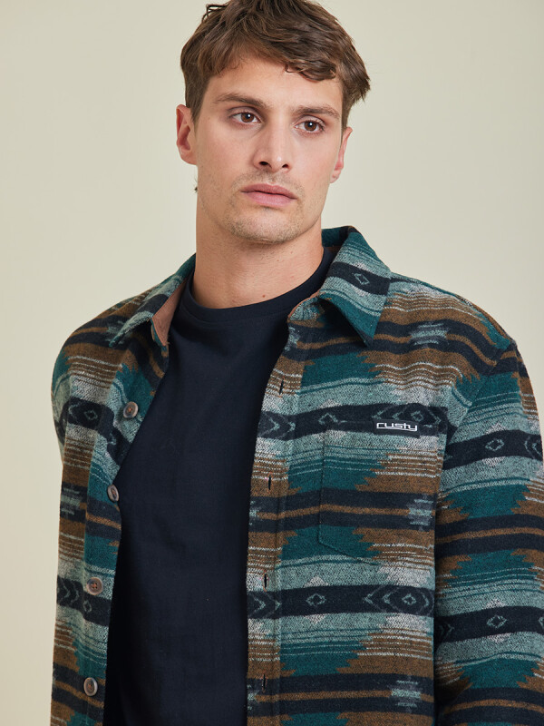 CAMISA MEDEN RUSTY MarrÓn