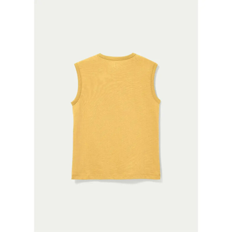 CAMISETA REGATA MASC AMARELO MEDIO