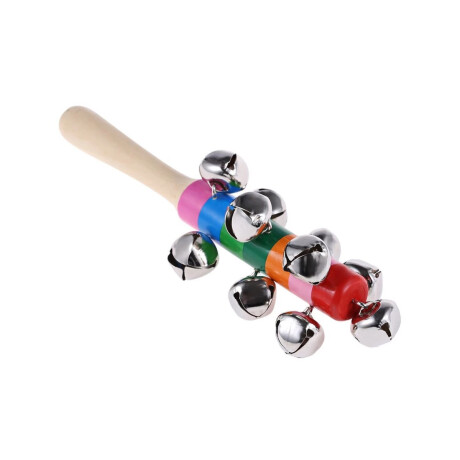 Maraca con cascabeles instrumento musical Sc