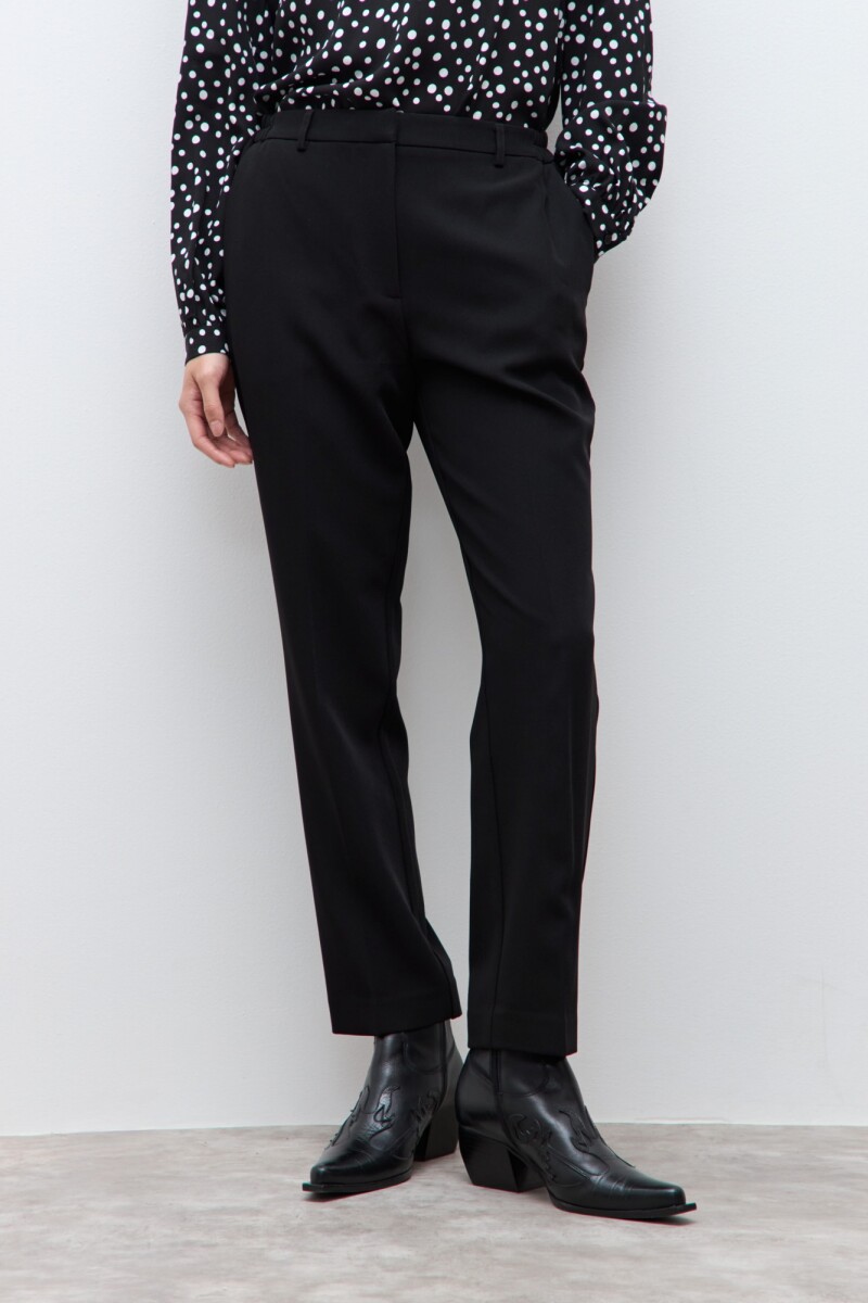 Pantalón slim sastrero negro