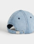 Caps Flores Gorra Denim Florcitas - Azul Gastado