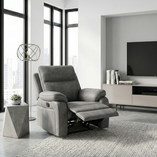 Sillón Recliner Apollo - 1 Cuerpo Gris