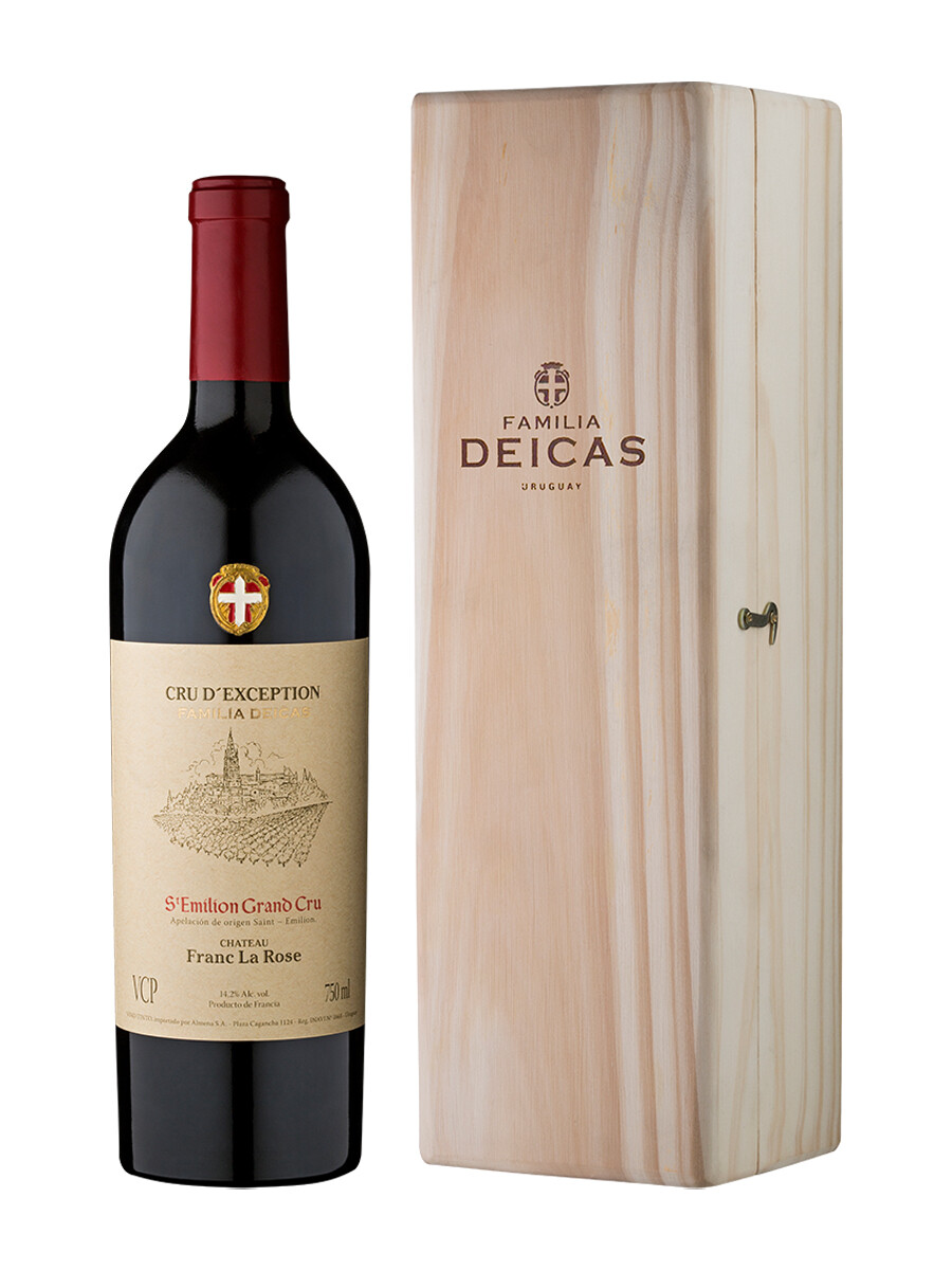 Vino Familia Deicas Cru D'Exception Saint Emilion con Estuche 750 ml Vino Familia Deicas Cru D'Exception Saint Emilion con Estuche 750 ml