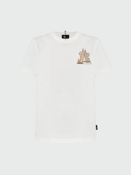 Moncler - Remera de algodón con logo 34