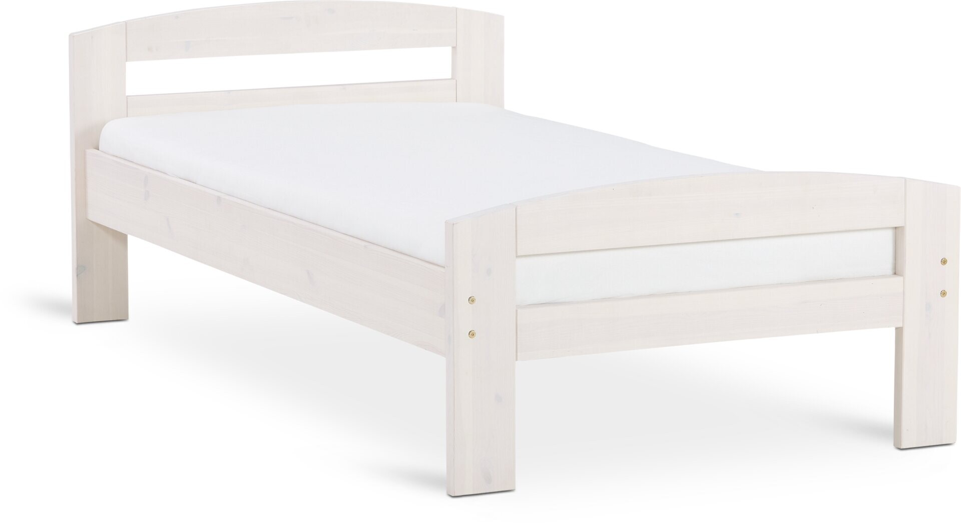 Estructura cama RAMMESKOV 1 Plaza 90x200 blanco 