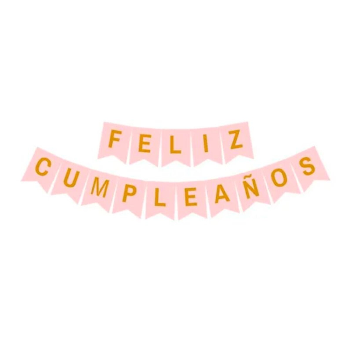 Guirnalda Feliz Cumpleaños - Rosado 