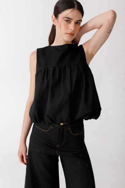 PRE VENTA TOP BALLOON Negro