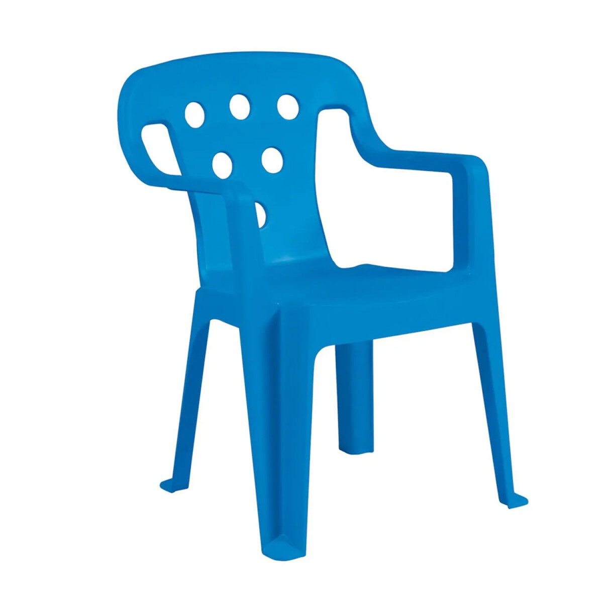 Silla Infantil Apoya Brazos 40kg Polipropileno Protección UV - Azul 