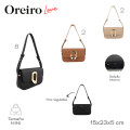 Cartera Las Oreiro Love Negro