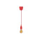 ACDC271 Luminaria Colgante De Techo Colorful Rojo