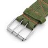 Collar Hebilla Nylon Perros Raza Grande 65 cm Ajustable Variante Color Verde