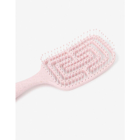 Cepillo Ergonómico De Wheatstraw Rosa Claro