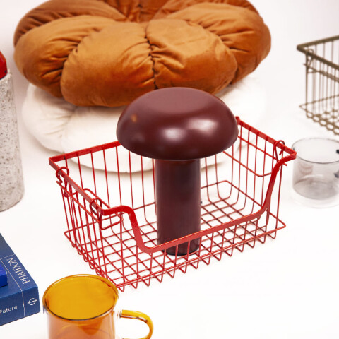 Lámpara de mesa hongo inalámbrica bordeaux Lámpara de mesa hongo inalámbrica bordeaux