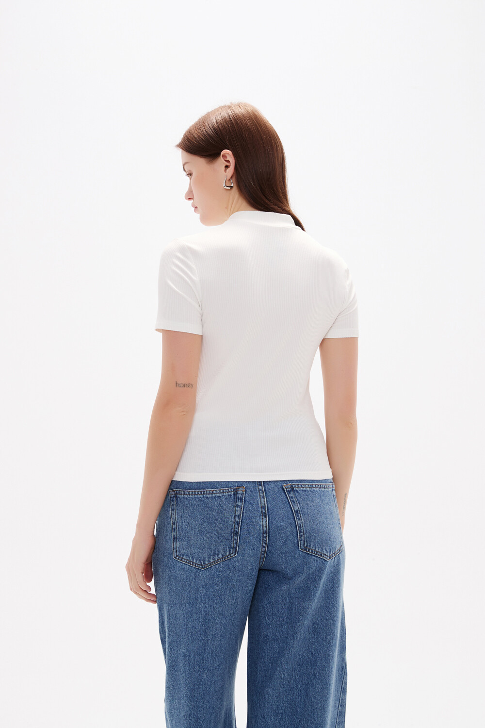 Remera Daly Marfil / Off White