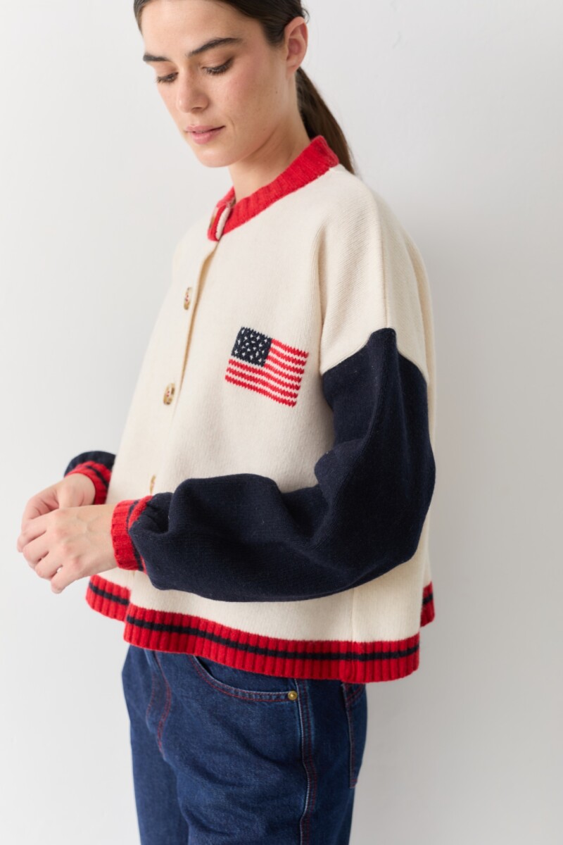 CARDIGAN TERRO USA Crudo