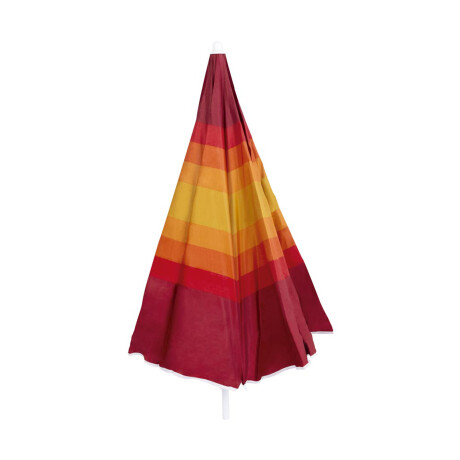 Sombrilla Playa Fashion MOR 1,80 M FPS 70 Protección UV Rojo/amarillo