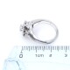 Anillo en oro 18k blanco y brillantes Anillo en oro 18k blanco y brillantes