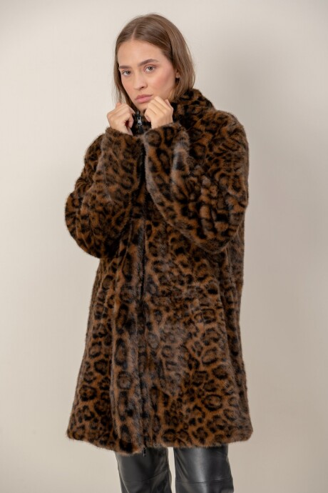 Tapado reversible Marrón