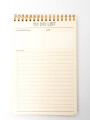 Planner A5, 50 Hojas Color Unico