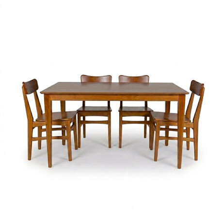 Juego de Comedor Olmo - Mesa 140 + 4 sillas Honey