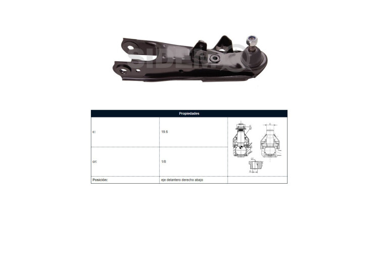 Parilla De Suspension Delantera Nissan D22 96-25 Der Parilla De Suspension Delantera Nissan D22 96-25 Der