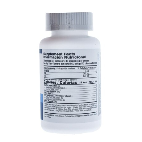 Qua Omega-3 1000mg 60 Tabletas Qua Omega-3 1000mg 60 Tabletas