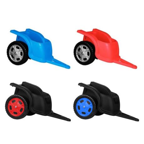 Trailer para triciclo buggy infantil Big Jim Gris/Azul