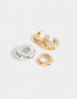 Bijou Cuff Con cuff Set De Aros Mixplating - Dorado