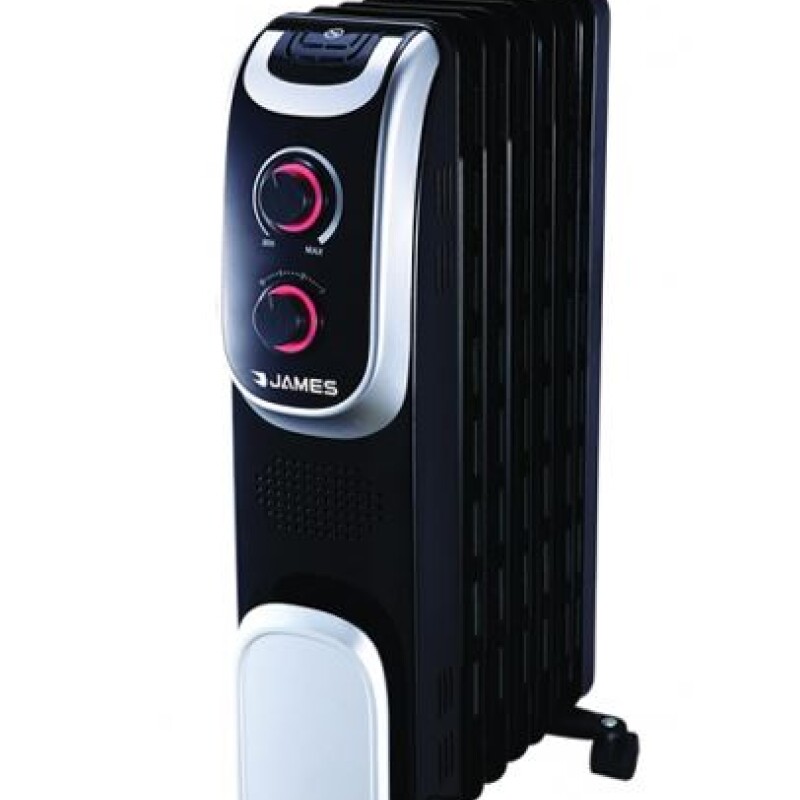 RADIADOR JAMES RAN 1500W Negro 7 Elementos Sin color