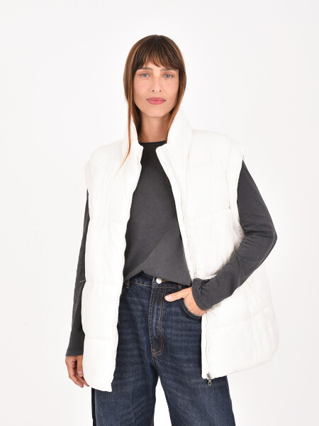 CHALECO OLIVIA CREMA