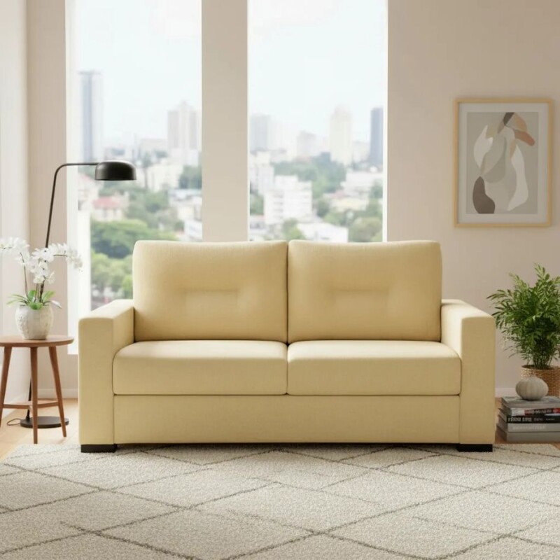 SOFA 3 CUERPOS - TAPIZADO TELA CLARA SOFA 3 CUERPOS - TAPIZADO TELA CLARA