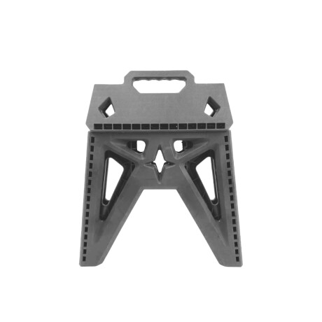 Banqueta Plegable Plástica Reforzada Compacto Gris