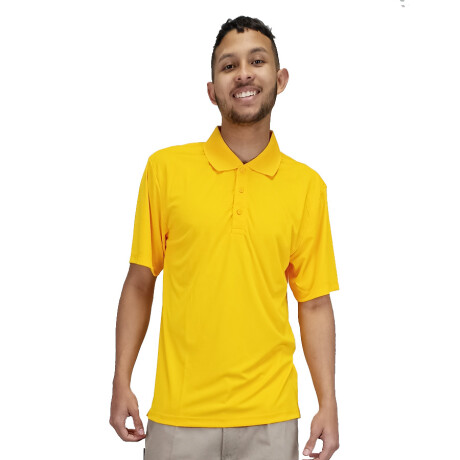 Polo Dry uv30 Unisex Lisa Amarillo