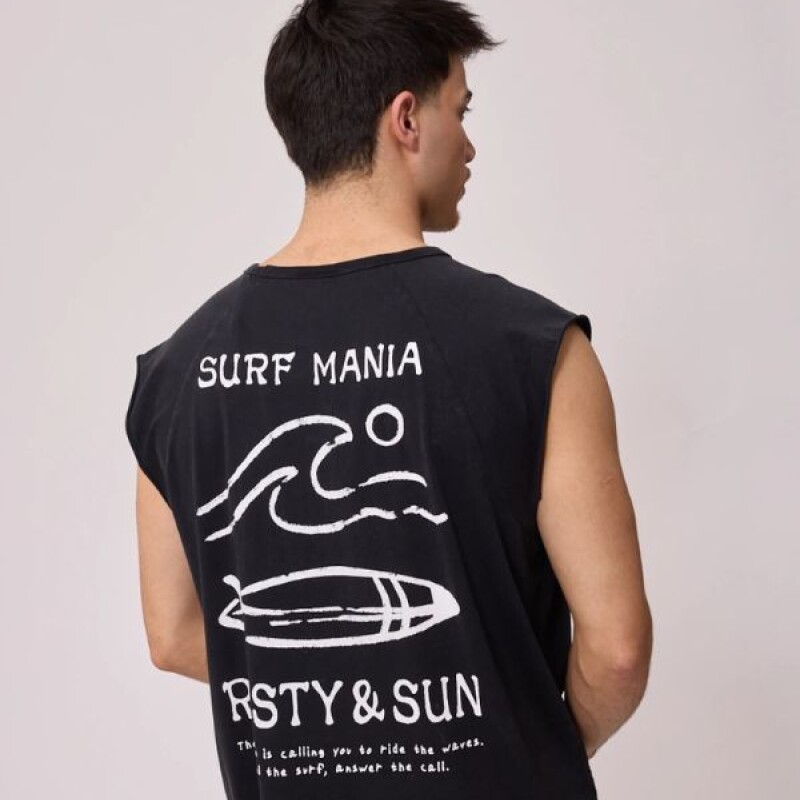 Musculosa MAREA Rusty Negro