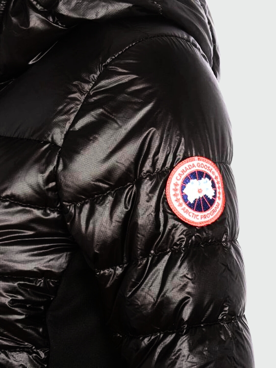 Canada Goose -Campera de nylon con capucha, Hybridge lite hoody Negro