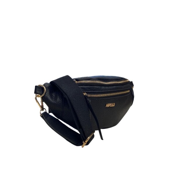 Riñonera con cinta Negro