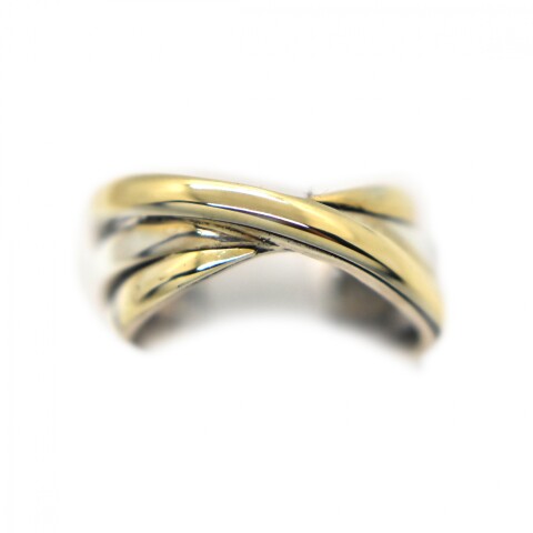 Anillo en Oro y Plata 925 Anillo en Oro y Plata 925