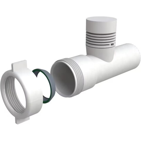 AIRPIPE Ø 60X40X140 ABS blanco BN Airpipe ø 60x40x140 Abs Blanco Bn