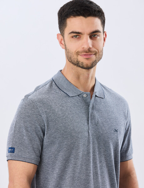 REMERA POLO LISA PIQUÉ Oxford