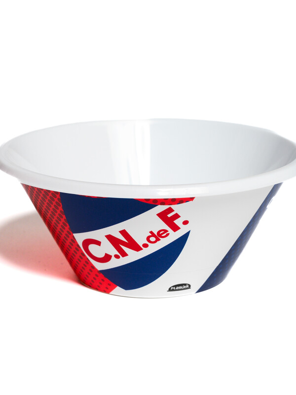 BOWL PLASTICO 540 ML Licencias Rojo, Azul Royal, Blanco
