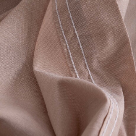 JGO. SÁBANAS QUEEN ALGODON-Y-POLIESTER MARRON CHAMBRAY TOSTADO