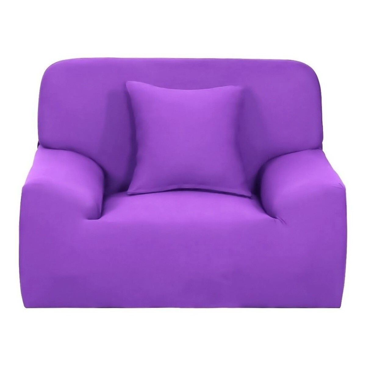 Cubre Sofa Elastico Elastizado Funda 1 Cuerpo Plaza - Variante Color Violeta 