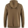 Fjällräven Logo Hoodie - Hombre Wood Brown
