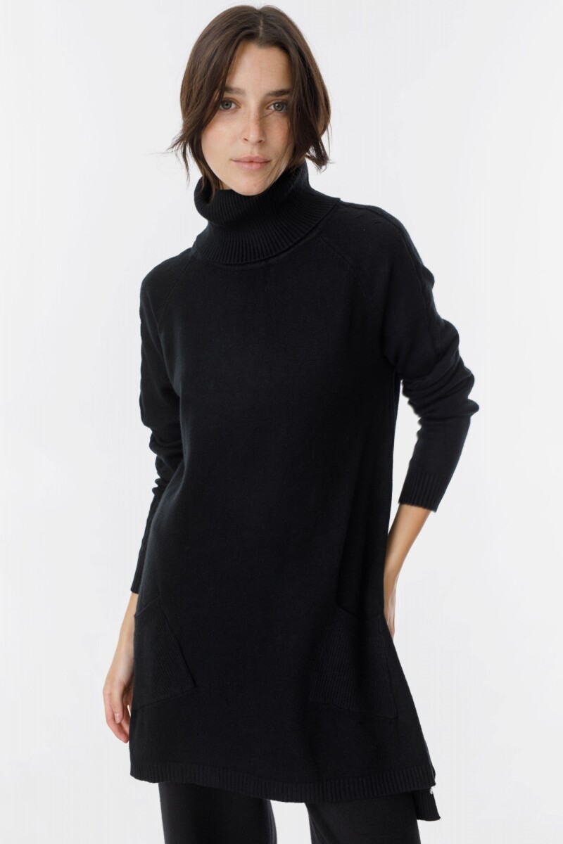 Sweater Pocket Negro